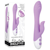 Evolved Pleasing Petal Lilac - Sleek Design, Sensational Sensations Rabbit Vibrators